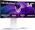 LG 34'' 34GX90SA-W UltraGear™ ívelt WQHD Smart Gaming OLED Monitor