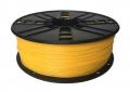 GEMBIRD FILAMENT TPE FLEXIBLE YELLOW, 1,75 MM, 1 KG