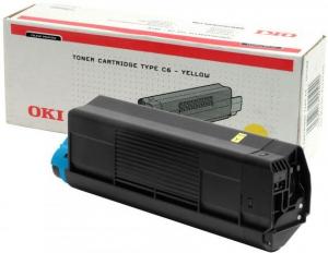 OKI TONER 42127405 TYPE C6 Y (C5100, C5200) YELLOW 5k
