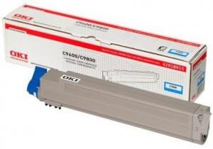 OKI TONER 42918915 (C9600, C9800) CYAN 15k