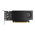 NVIDIA RTX A1000 ATX I/O bracket + LP I/O bracket loose, Mini DP to DP dongle, r