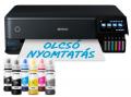 Epson EcoTank L8180 színes tintasugaras A3+ fotó MFP, duplex, WIFI