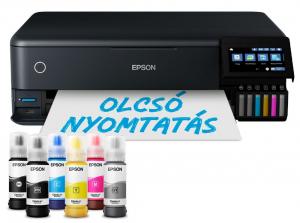 Epson EcoTank L8180 színes tintasugaras fotó MFP, A3+, duplex, LAN, WiFi