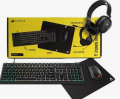  Corsair 4in1 vezetékes gamer billetyűzet+egér+fejhallgató+egérpad