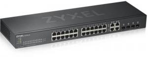 28 Port Smart Managed Switch 24x Gigabit Copper and 4x Gigabit dual pers