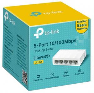 TP-LINK LS1005 5-Port 10/100Mbps Desktop Switch
