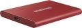 Samsung T7 külső SSD piros 1TB USB 3.2 (MU-PC1T0R/WW)