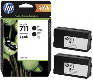 HP TINTAPATRON P2V31A (711) BLACK DUOPACK (2x80ml)