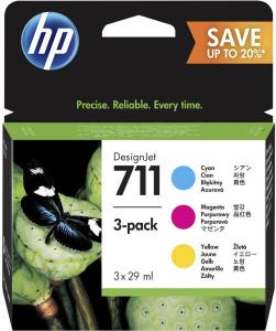 HP TINTAPATRON P2V32A (711) COLORPACK